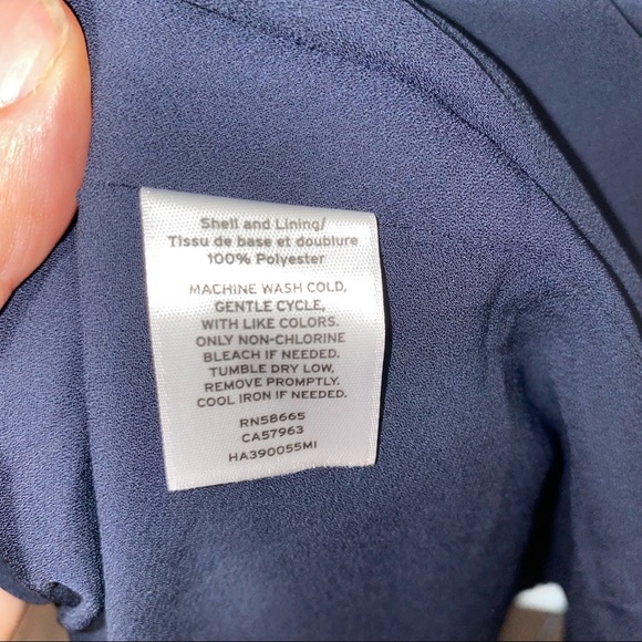 Halogen Two Print Long Sleeve Wrap Dress Size 8 - Picture 6 of 8